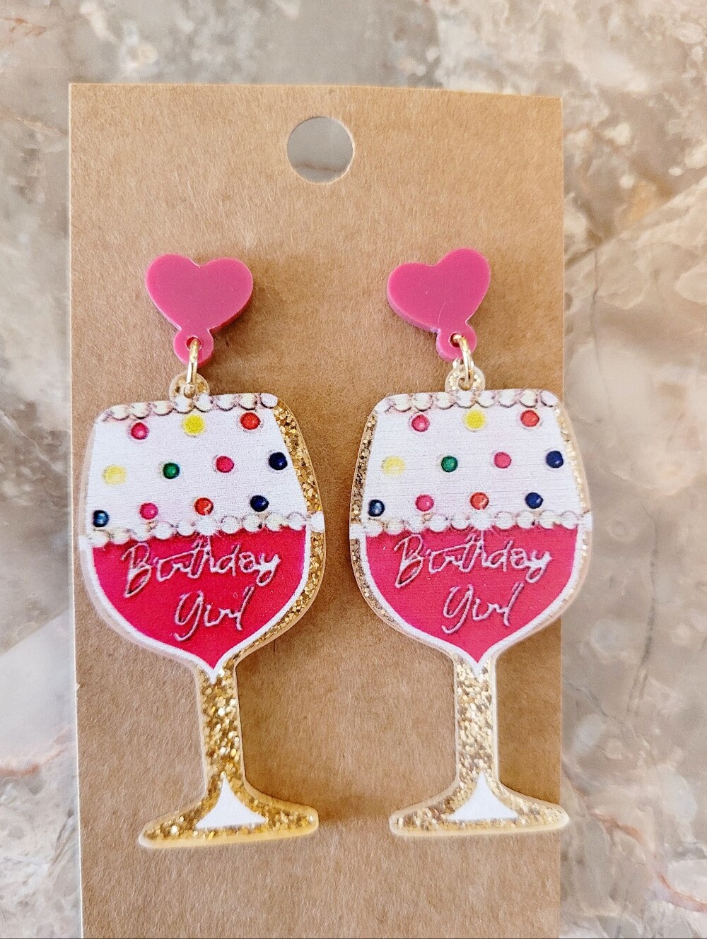 🌺Happy Birthday Earings Birthday Accessories Gifts For Her Milestone Birthday